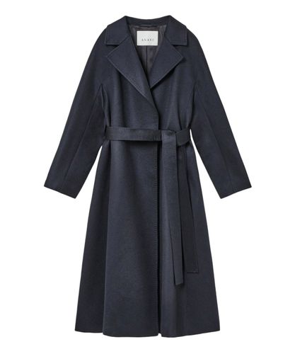 カシミヤベルト付きクルーコート|ANAYI OFFICIAL ONLINE STORE｜アナイ