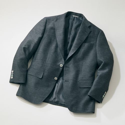 ラグログ 洗えるツイードストレッチジャケット | ライトアップ