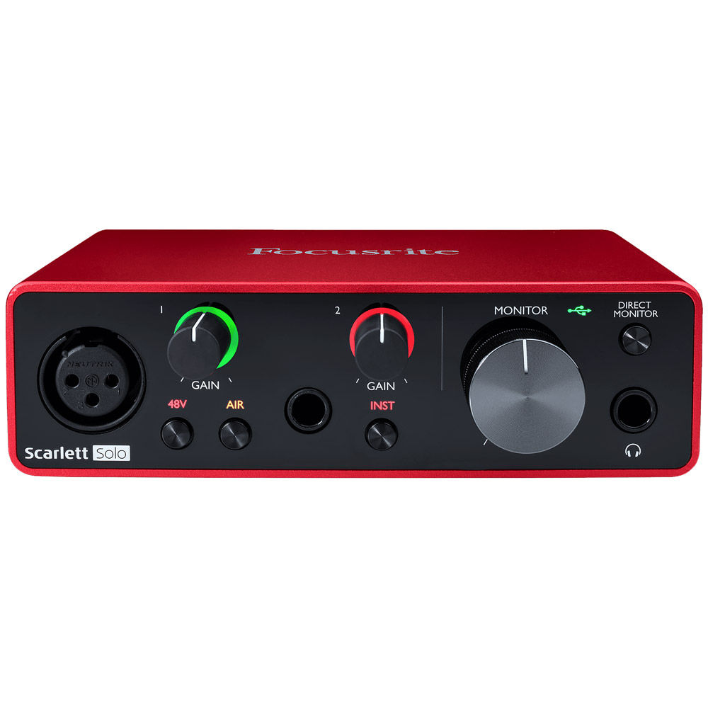 Focusrite Plc. Scarlett Solo 2x2 USB Audio Interface (3rd