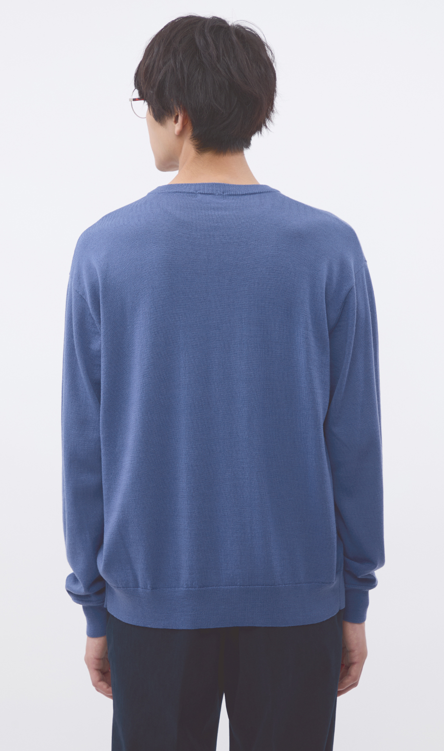 クルーネックセーター【毛玉CLEAR】【＃すごセーター】 (ACKN4103-22