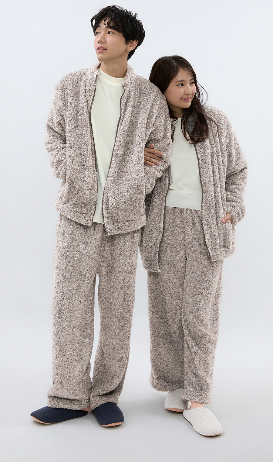 男女兼用】ほかリッチミックスフリースパンツ【セットアップ着用可