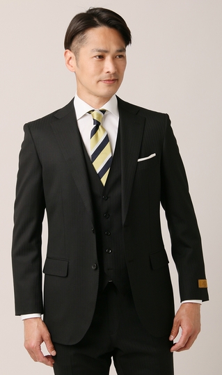 プレミアムスタイリッシュスーツ【スリーピース】【Super110's