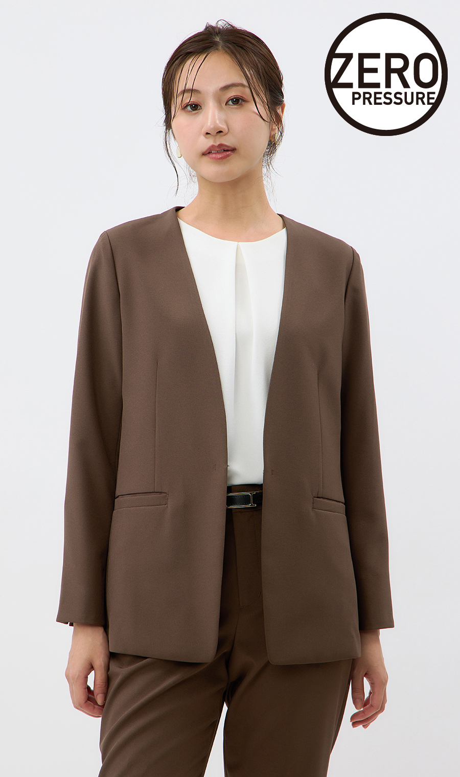 ゼロプレッシャースーツ【Vカラージャケット】【セットアップ着用可