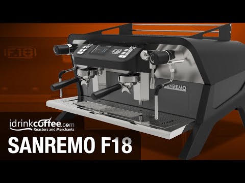 Sanremo F18 Tall Espresso Machine - 2 Groups - Black