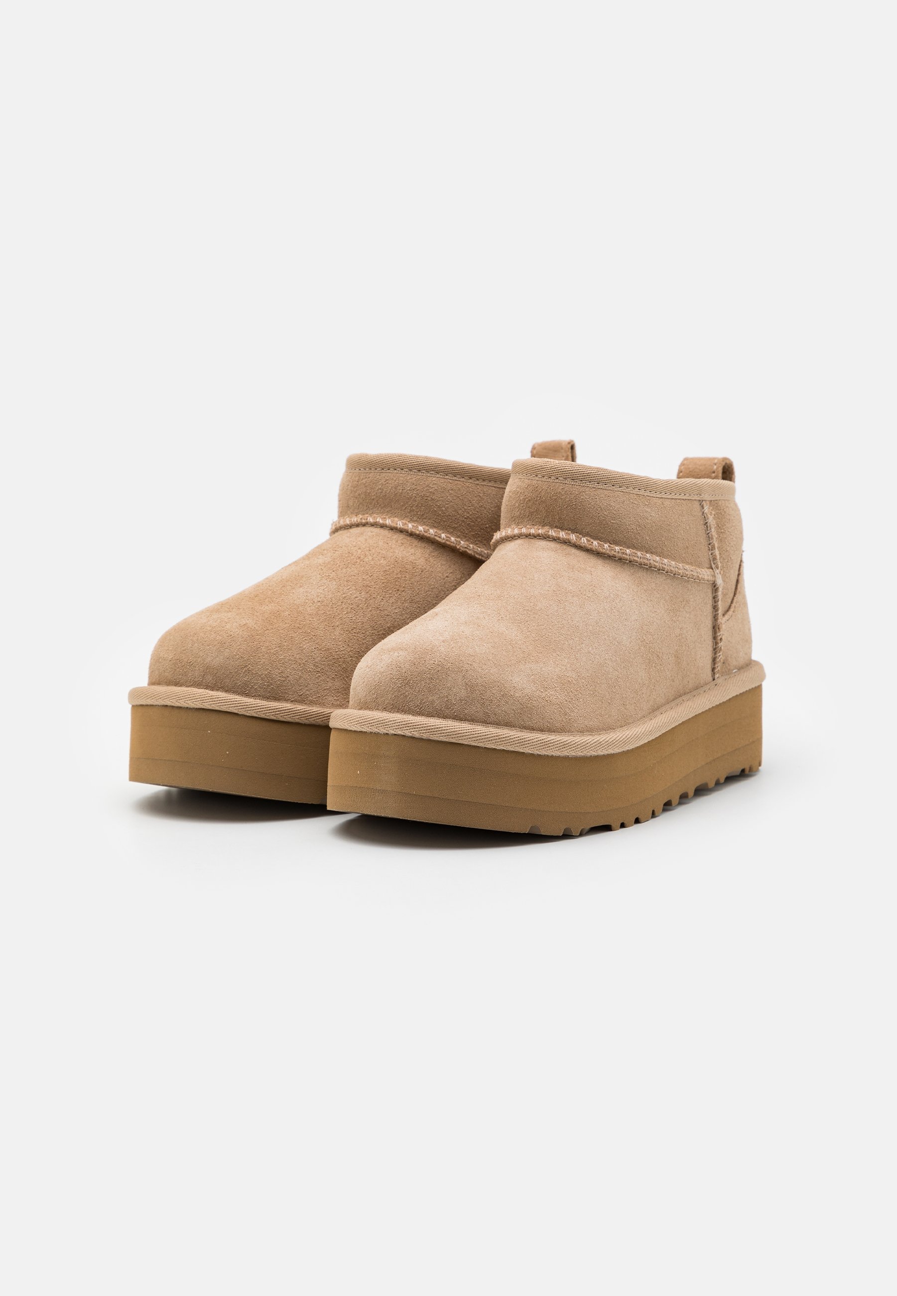 UGG CLASSIC ULTRA MINI PLATFORM UNISEX - Stivaletti - sand/sabbia