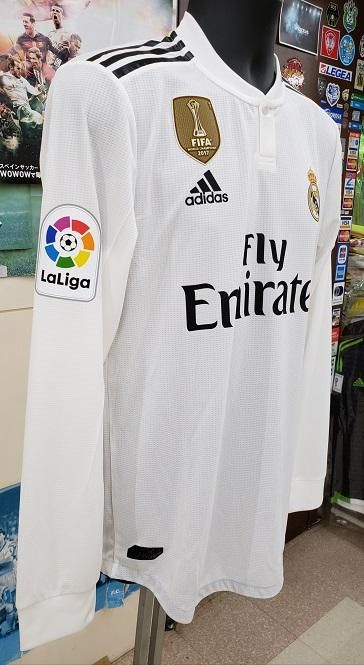 レアル、マドリード（H）18/19 オーセンティック 長袖 セルヒオ