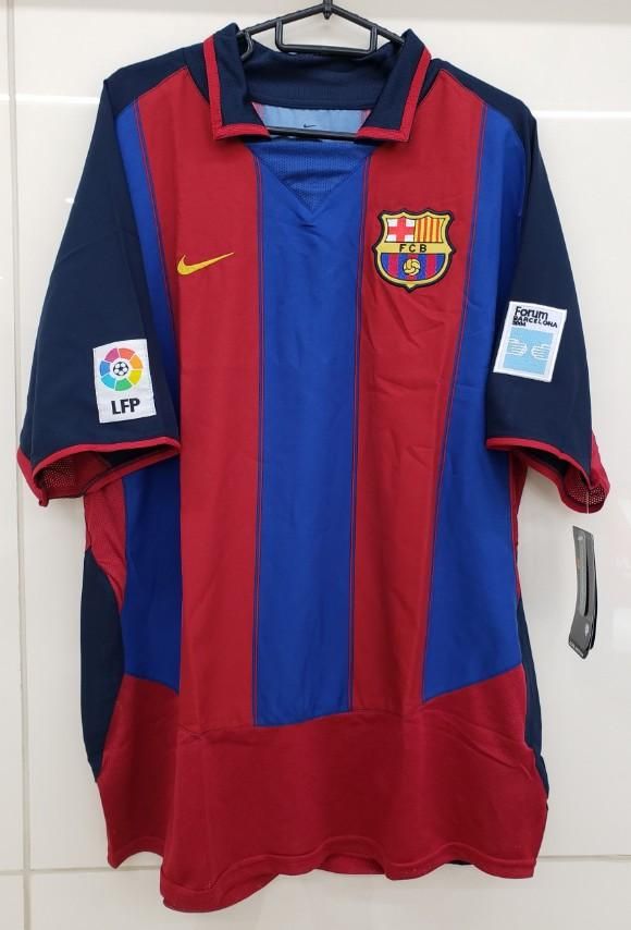 FCバルセロナ（H）03/04 ロナウジーニョ＃10 +パッチ2個付！