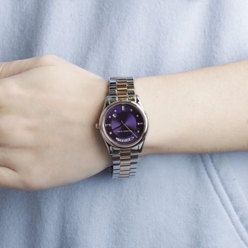 マイケルコース 時計 レディース コレット MK6072 パープル&ゴールド