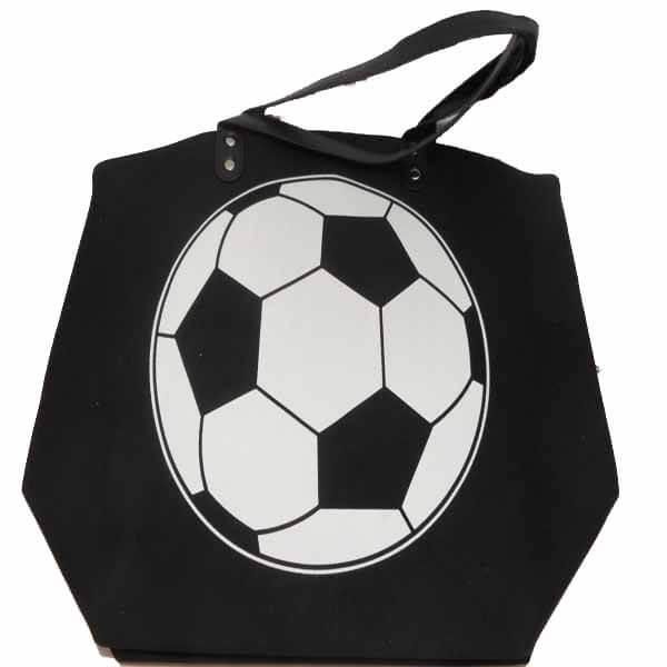 両面サッカーボール柄のトートバッグ | ボールグッズ通販サイト の