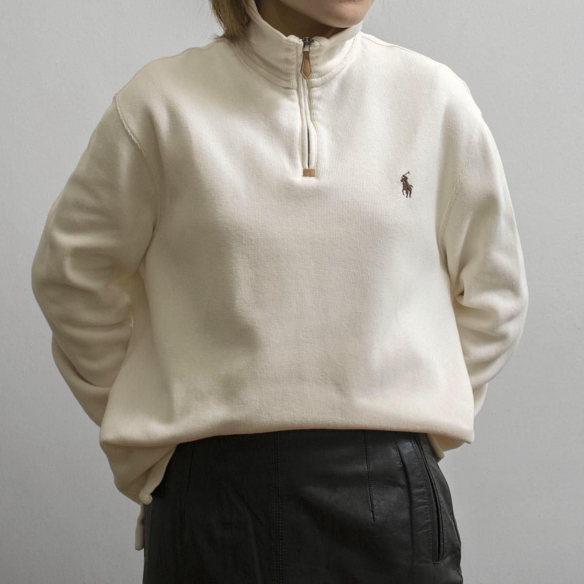 CEEKAY ポロラルフローレン ハーフジップ ホワイト XS メンズ POLO