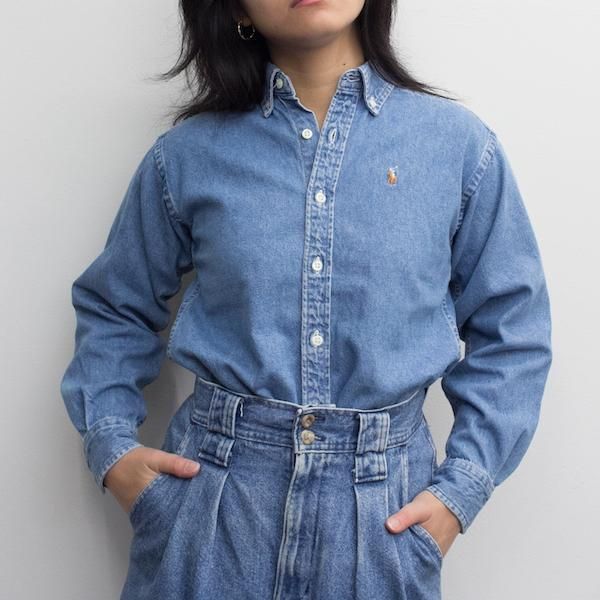 レディース] ラルフローレン デニムシャツ ボーイズサイズ [Ralph