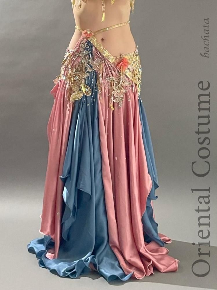 ベリーダンス衣装 Hoyda ローズダスト バイカラー CT0237 (M-L)