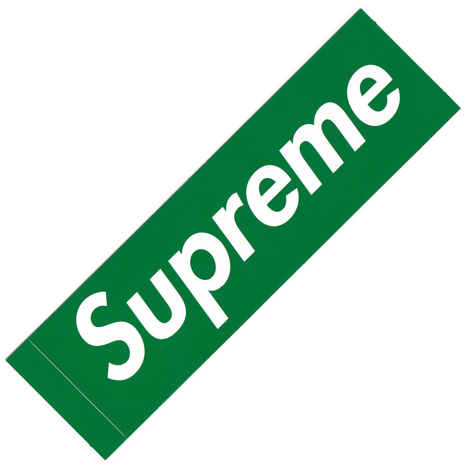 Supreme グリーンボックスロゴステッカー |希少アイテム - UG.SHAFT