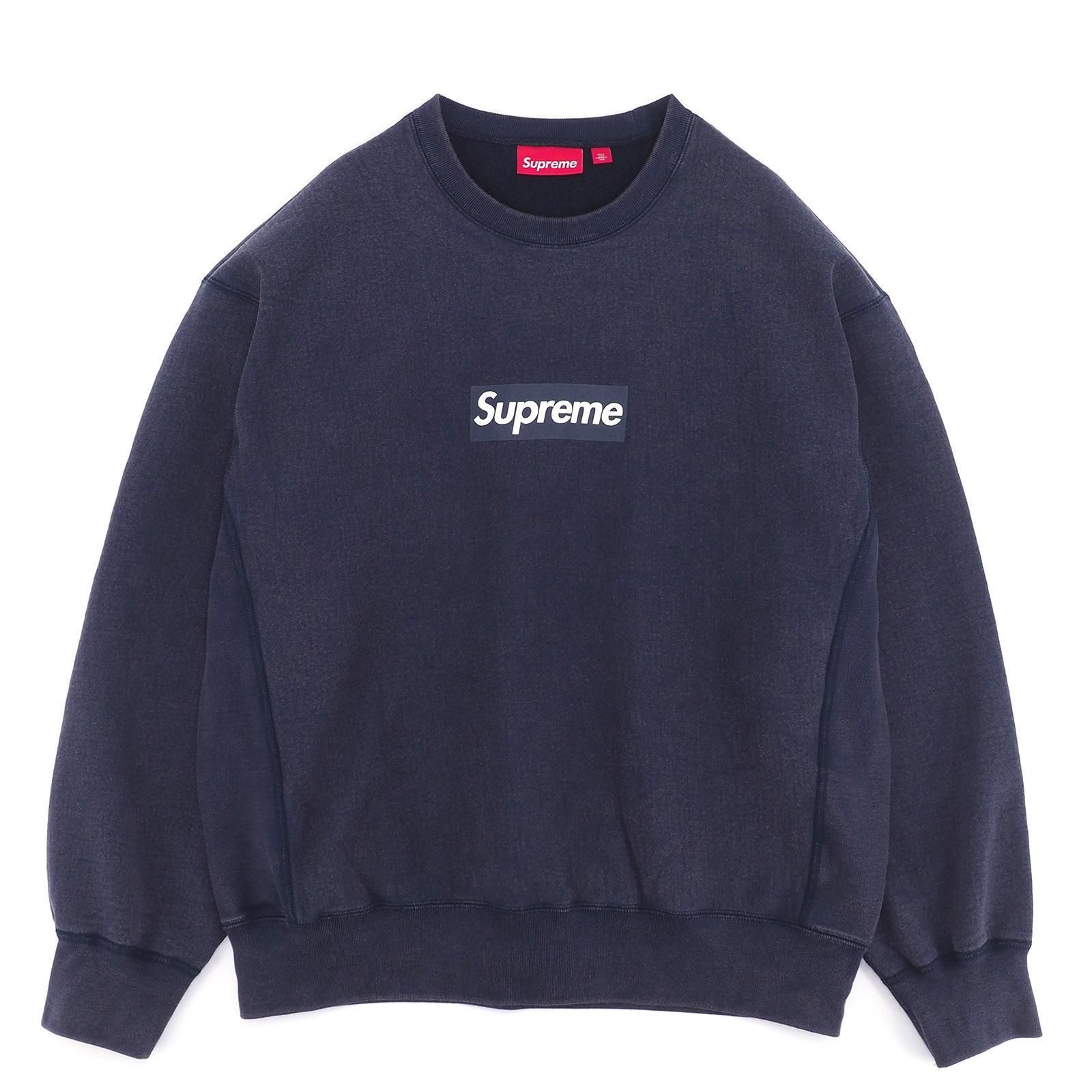 Supreme | Washed Box Logo Crewneck - UG.SHAFT