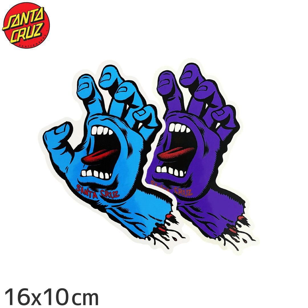 サンタクルーズ SANTACRUZ スケボー スクリーミングハンド ステッカー