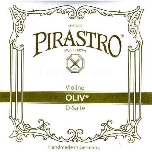 バイオリン弦 オリーブ D銀巻｜すっきりとしたまとまりのある響き