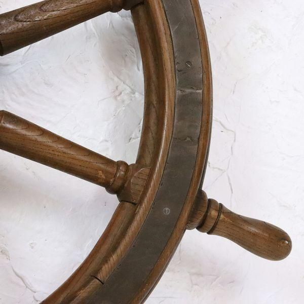 舵輪 直径93cm 雑貨 直径直径