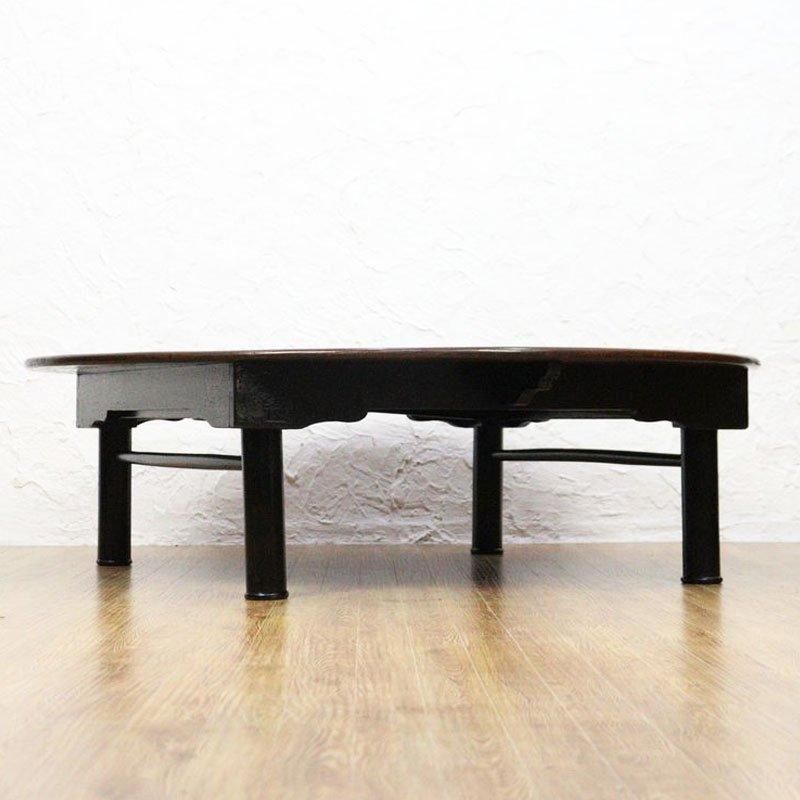 丸ちゃぶ台 日本製 木の温もり 昭和初期 直径104cm