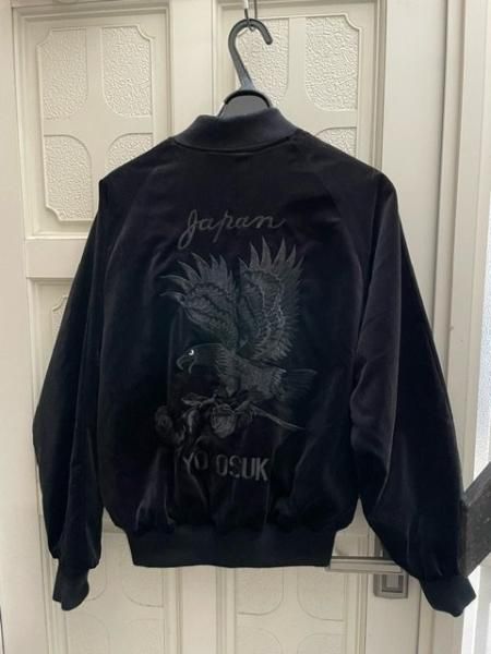 スカジャン 別珍 鷹バラ | 日本製 - ミリタリーショップ FUJI