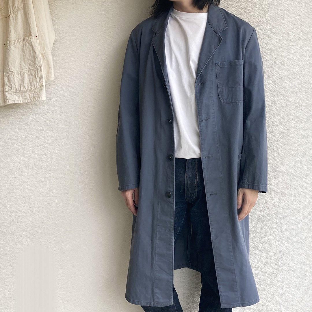 1980年代 ドイツ製ワークコート サックスブルー 1980's German Work