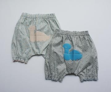 ○mina perhonen ミナペルホネン / sea birds ブルマパンツ - ミナ