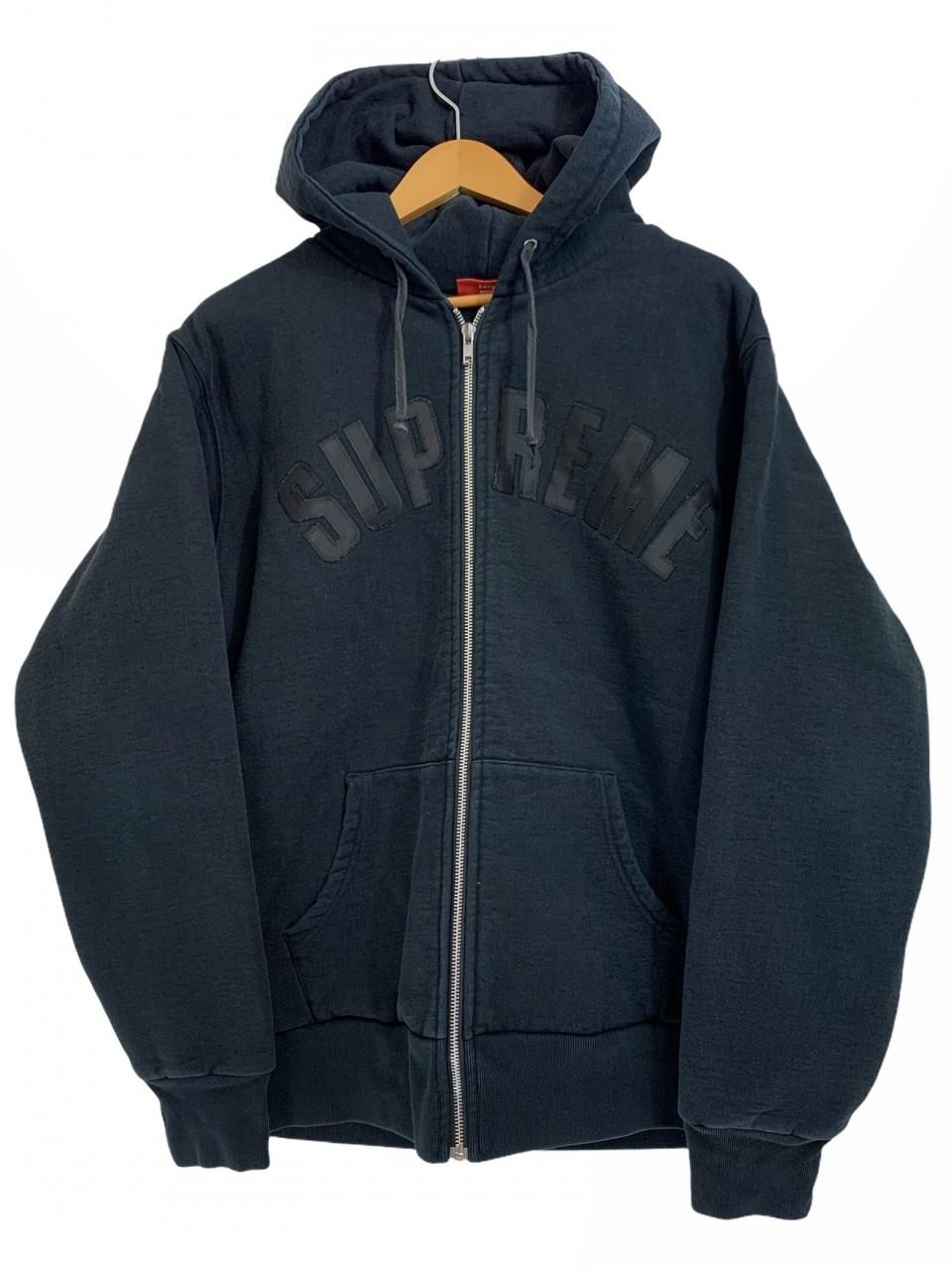 SUPREME Arc Logo Thermal Zip Up Hoodie 黒 L シュプリーム