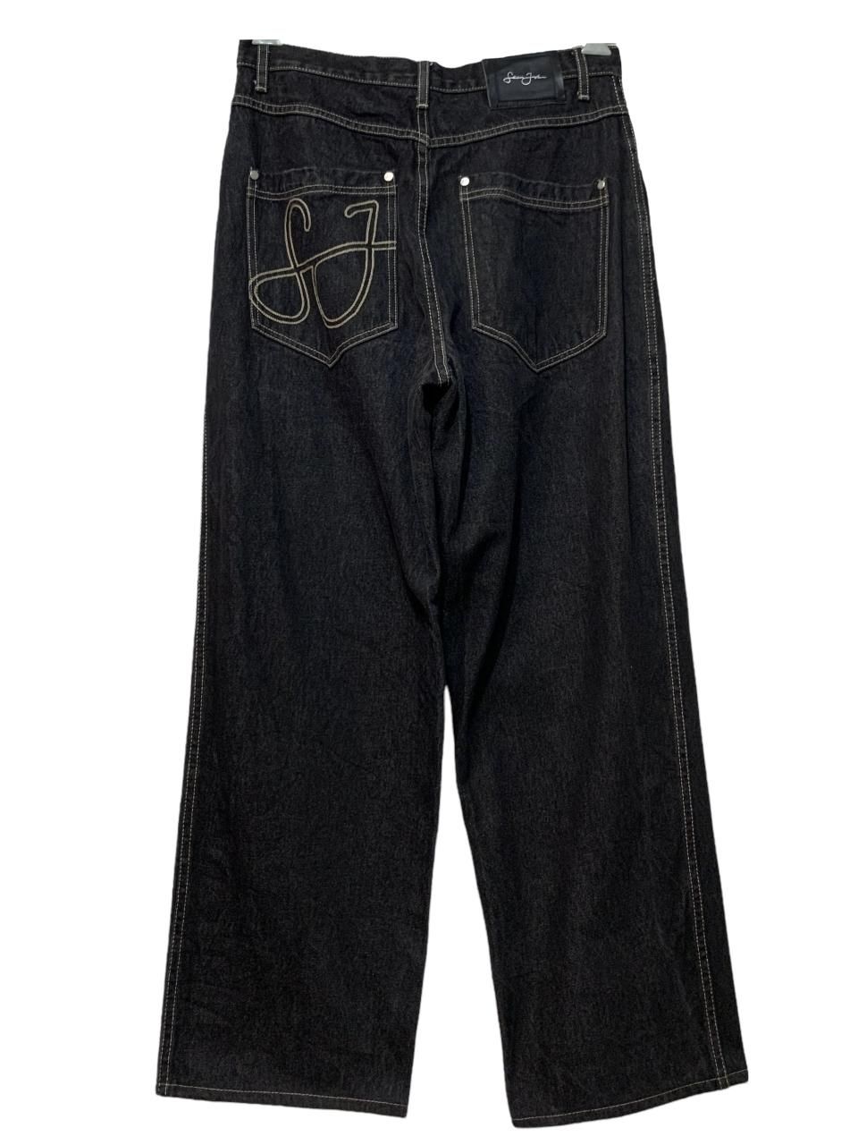 00s Sean John Black Denim Pants 黒 W32×L30 ショーンジョン デニム