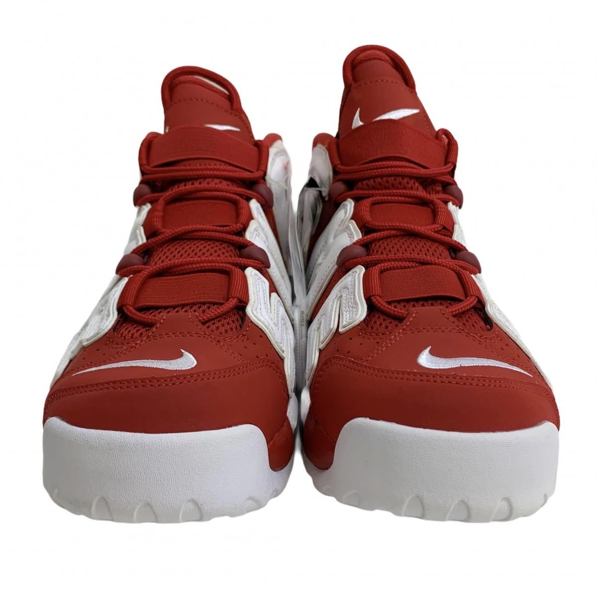 新品 17年製 SUPREME × NIKE AIR MORE UPTEMPO 赤白 US9.5/27.5