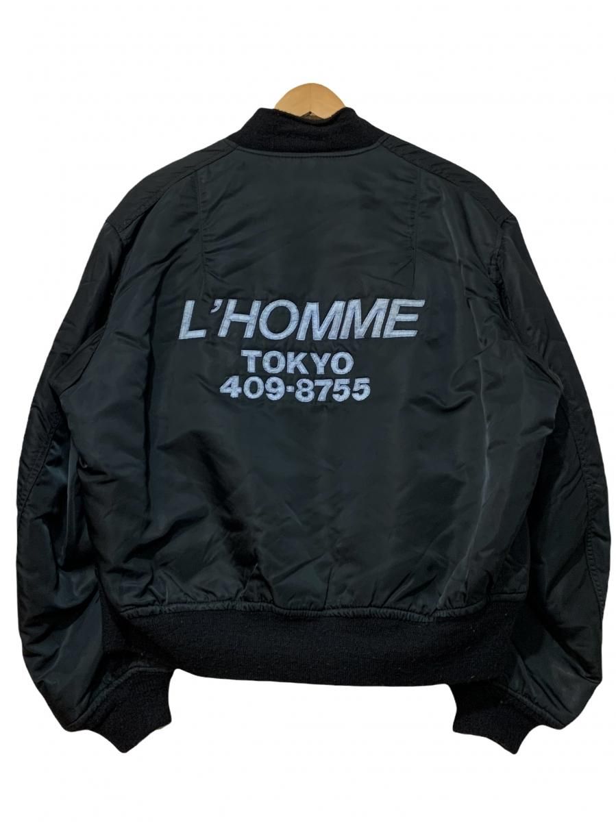 USA製 ALPHA MA-1 Flight Jacket 黒 XL アルファ MA1 フライト