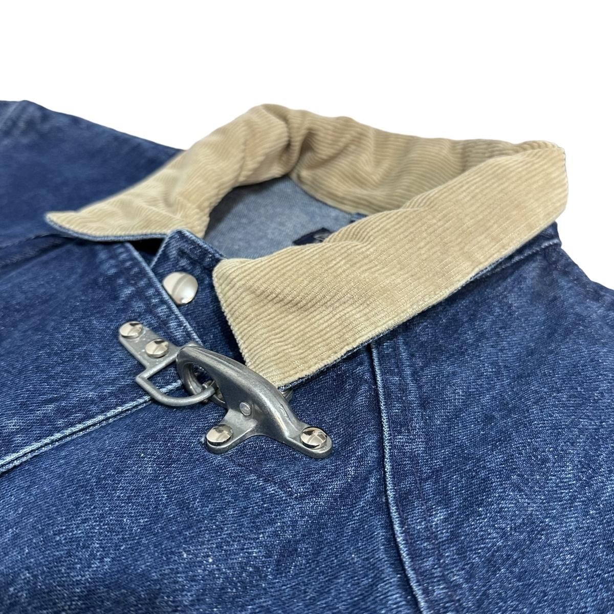 USA製 80s Polo Ralph Lauren Denim Fireman Jacket 紺 XL ポロラルフ