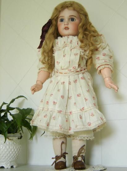 アンティーク ビスクドール SFBJ Jumeau ジュモー9号 オールORG 52cm