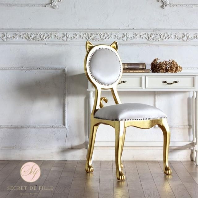 ロココ調チェア - スクレドゥフィーユ SECRET DE FILLE│姫系