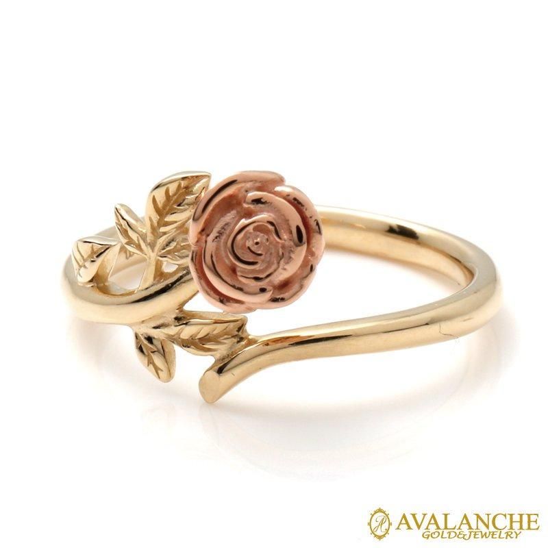 10K イエローゴールド リング 1号-13号 2-3278-01 - AVALANCHE