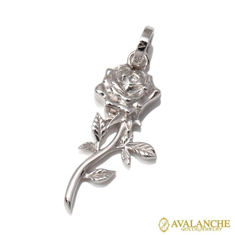 10K ホワイトゴールド ピアス 17mm - AVALANCHE OFFICIAL STORE