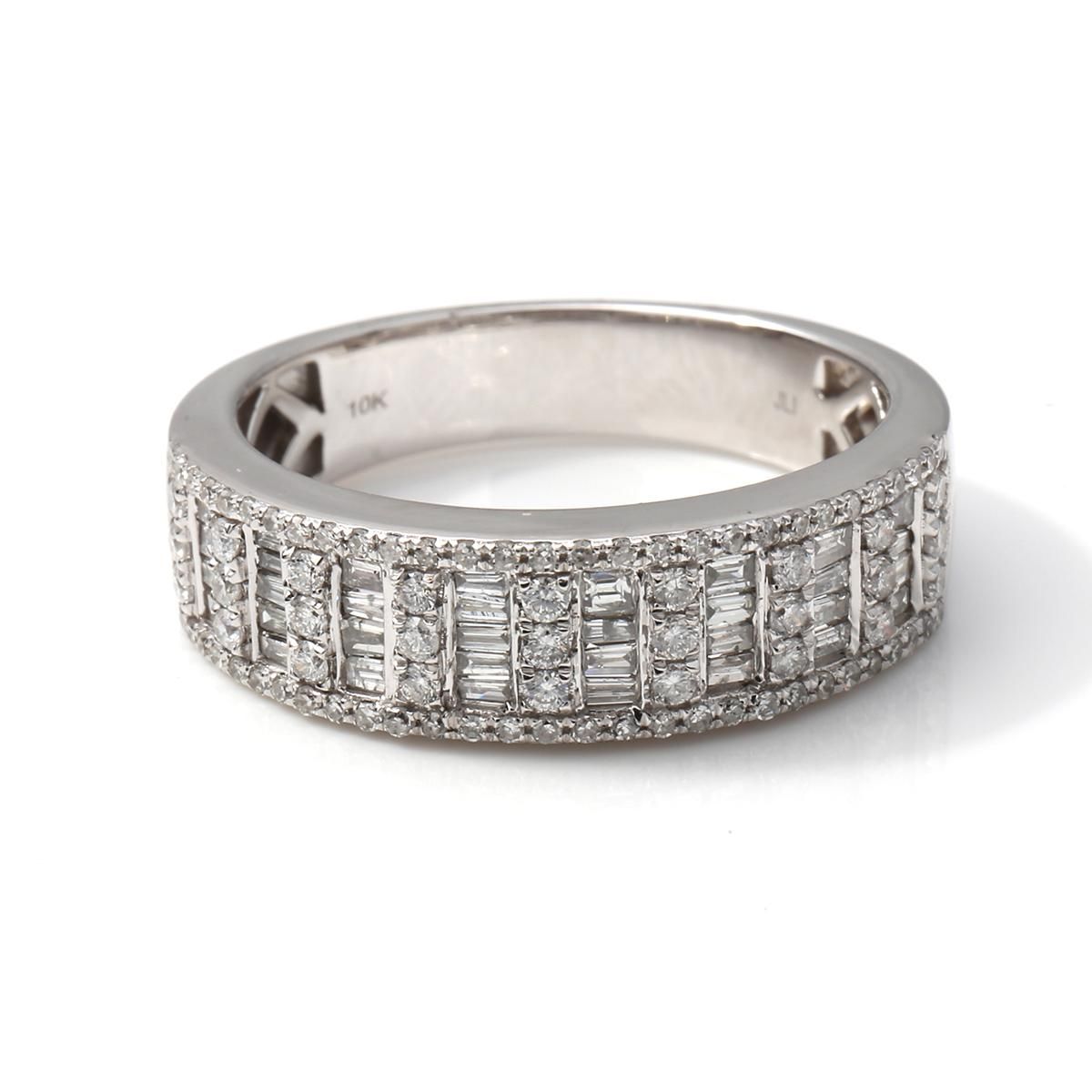 ダイヤモンド 10K ホワイトゴールド リング 22号 - AVALANCHE OFFICIAL