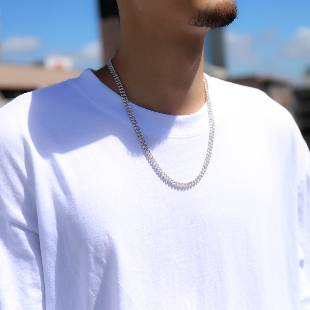 シルバー マイアミネックレス 幅6mm 45cm-55cm - AVALANCHE OFFICIAL STORE