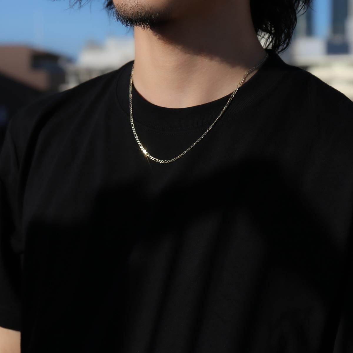 10K イエローゴールド フィガロネックレス 幅2.8mm 40cm-60cm KKP5633