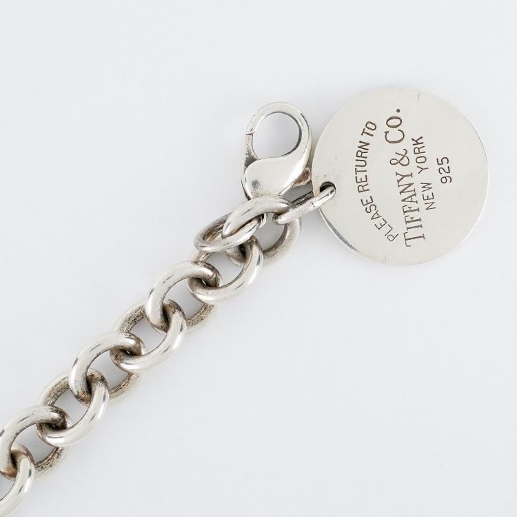 リターントゥ ラウンドタグブレスレット シルバー ヴィンテージ