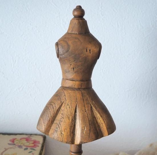 アンティーク ミニチュアトルソー | フランス 19世紀 木製ミニチュア