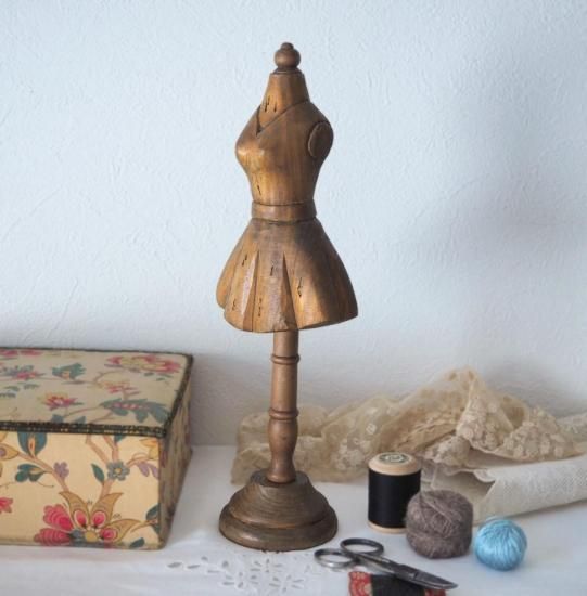 アンティーク ミニチュアトルソー | フランス 19世紀 木製ミニチュア