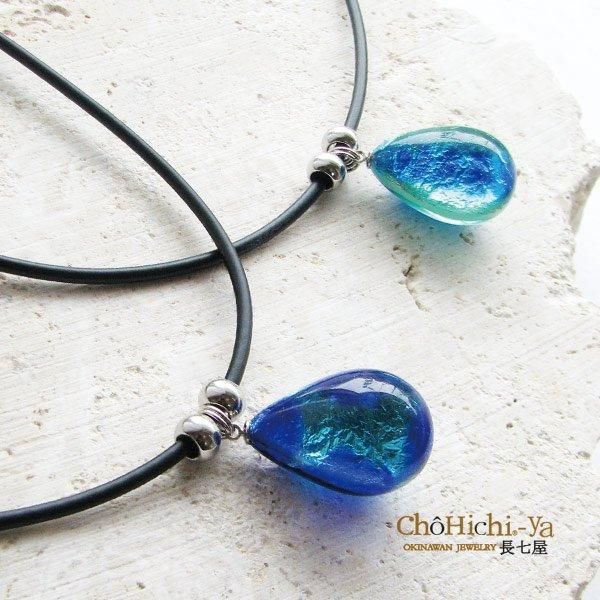 七海シリーズ コードネックレス/L 【NH-7】 証明書付 - 沖縄のホタル