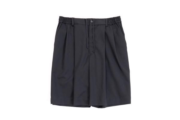 stein | シュタイン WIDE EASY SHORT TROUSERS(BLACK) / ワイド