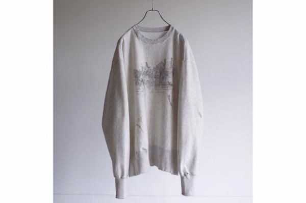 ANCELLM | アンセルム CREWNECK SWEAT SHIRT(H.IVORY) / クルーネック