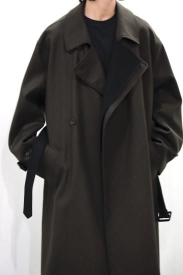 stein | シュタイン DOUBLE LAPELED DOUBLE BREASTED COAT(MILITARY