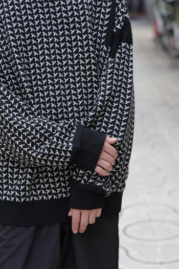 YASHIKI / Shinsetsu Knit(BLACK) | シンセツニット(ブラック) 通販