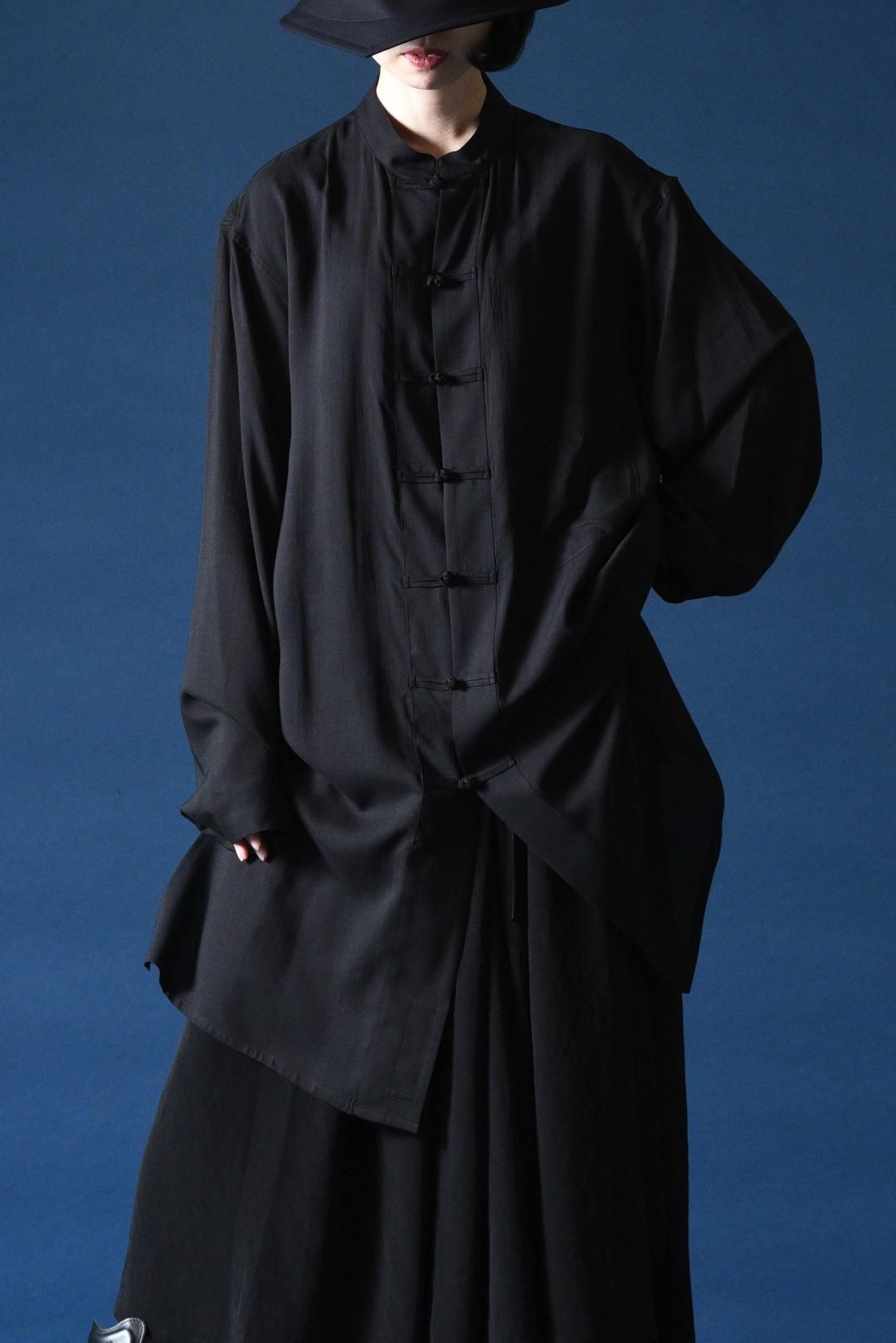 Yohji Yamamoto POUR HOMME セルロース釈迦釦ブラウス - Ka na ta