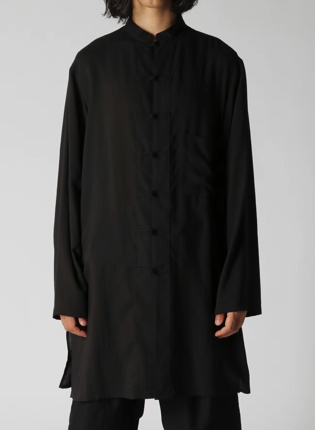 Yohji Yamamoto POUR HOMME セルロース釈迦釦ブラウス - Ka na ta