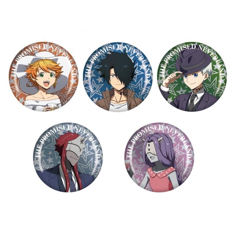 約束のネバーランド トレーディングメタル缶バッジ 全5種 - Pアニメストア