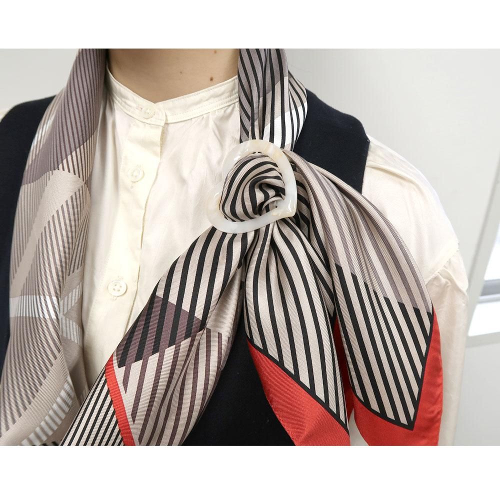 ハート型スカーフリング(全4色各3サイズ) 伝統横濱スカーフMarca