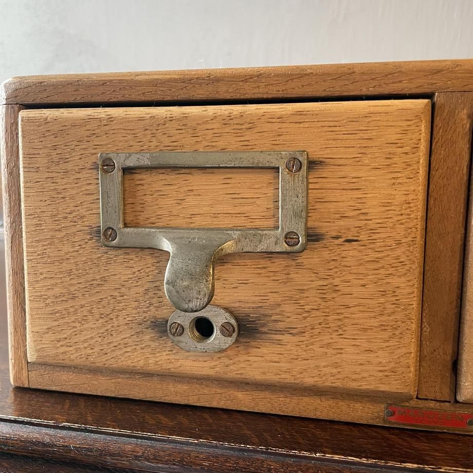 昭和初期 木製 小引出し 収納 古道具 ヴィンテージ